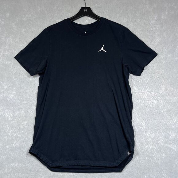Air Jordan Shirt Mens Large 1 Blk Wht 1985 Jumpman Gym 23 Ali The Champ Style - Picture 3 of 14